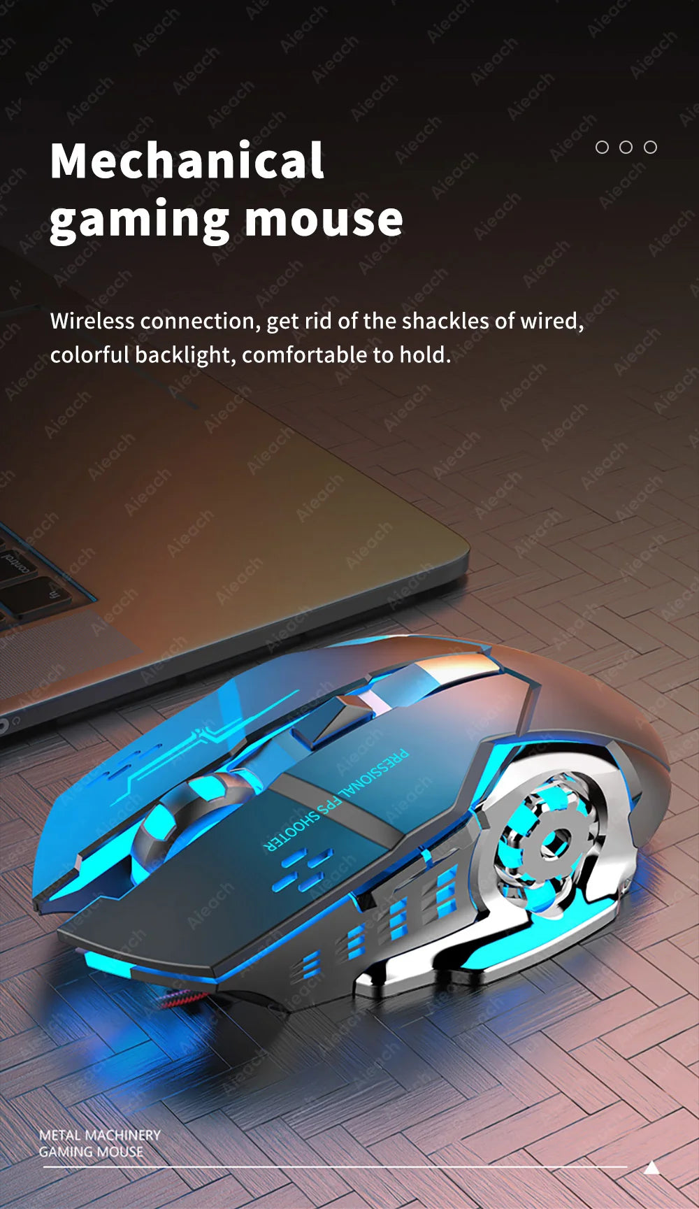 AIEACH Bluetooth Mouse Gaming