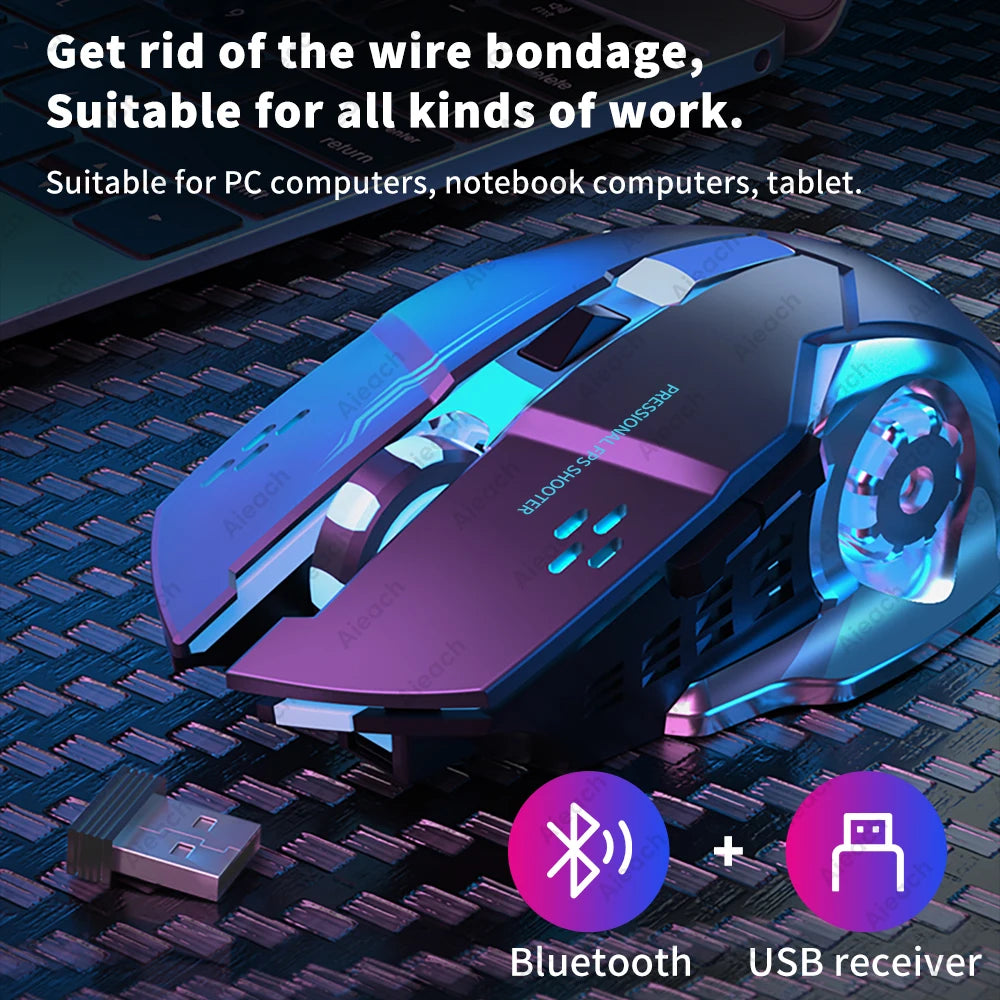 AIEACH Bluetooth Mouse Gaming